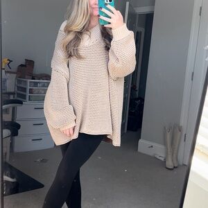 NWT Cozy Cream Knit Sweater